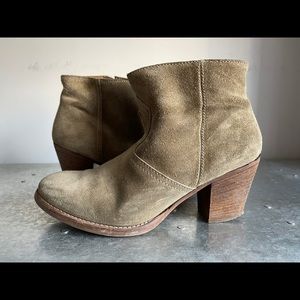 Madewell Suede Zipcode Ankle Boots